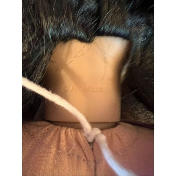 American Girl Truly Me Doll Dark Brown Hair Brown Eyes Pastel Purple Dress - Picture 13 of 13